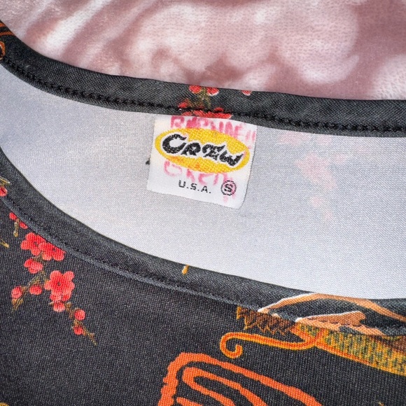 Y2K printed long sleeve top - Picture 3 of 4